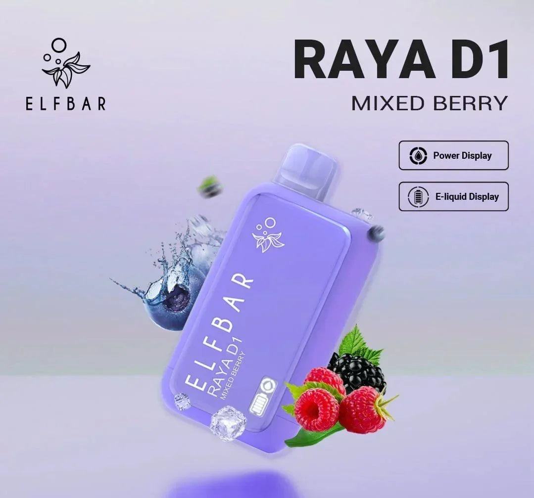 ELF BAR RAYA D1 – Mixed Berry - Vape.org.in