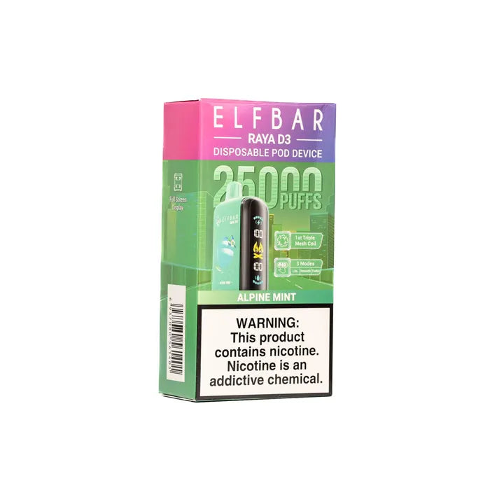Elf Bar Raya D3 – Alpine Mint – 25000 - Vape.org.in