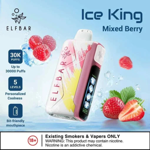Elf Bar Ice King – Mixed Berries – 30K - Vape.org.in