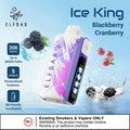 Elf Bar Ice King – Blackberry Cranberry – 30K - Vape.org.in