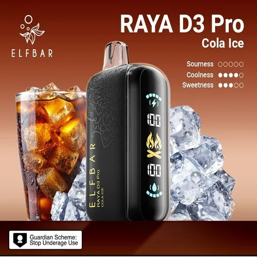 Elf Bar Raya D3 Pro 30K – Cola Ice - Vape.org.in