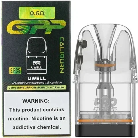 Uwell Caliburn GPP Replacement Pod (0.6Ω) - Vape.org.in