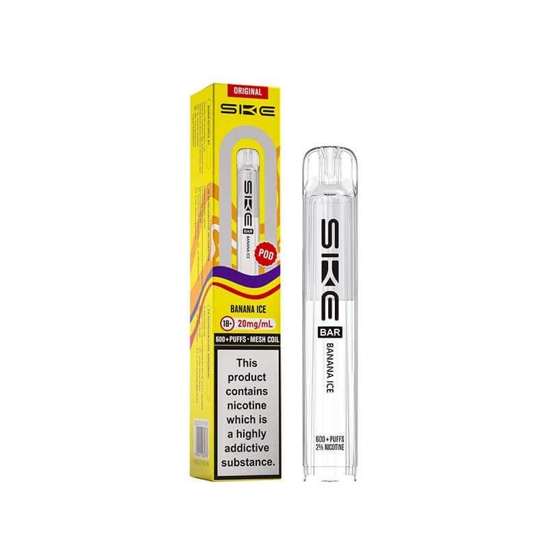 SKE Bar Banana Ice Prefilled Vape Pod