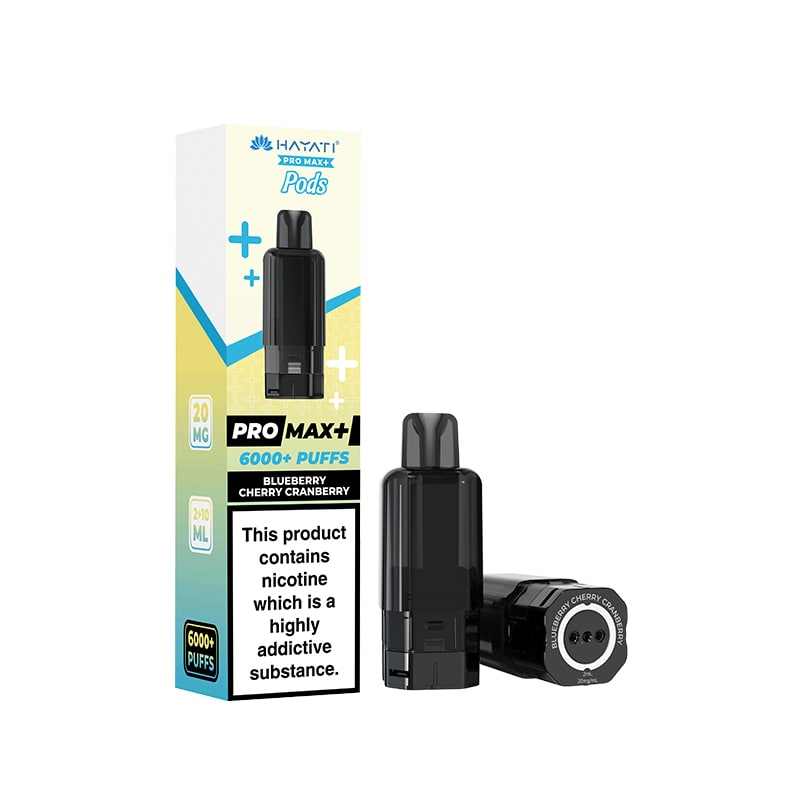 Hayati Pro Max Plus Blueberry Cherry Cranberry Prefilled Pod + Refill