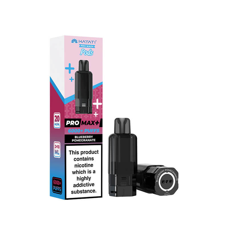 Hayati Pro Max Plus Blueberry Pomegranate Prefilled Pod + Refill