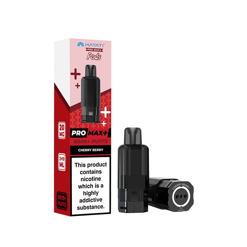 Hayati Pro Max Plus Cherry Berry Prefilled Pod + Refill