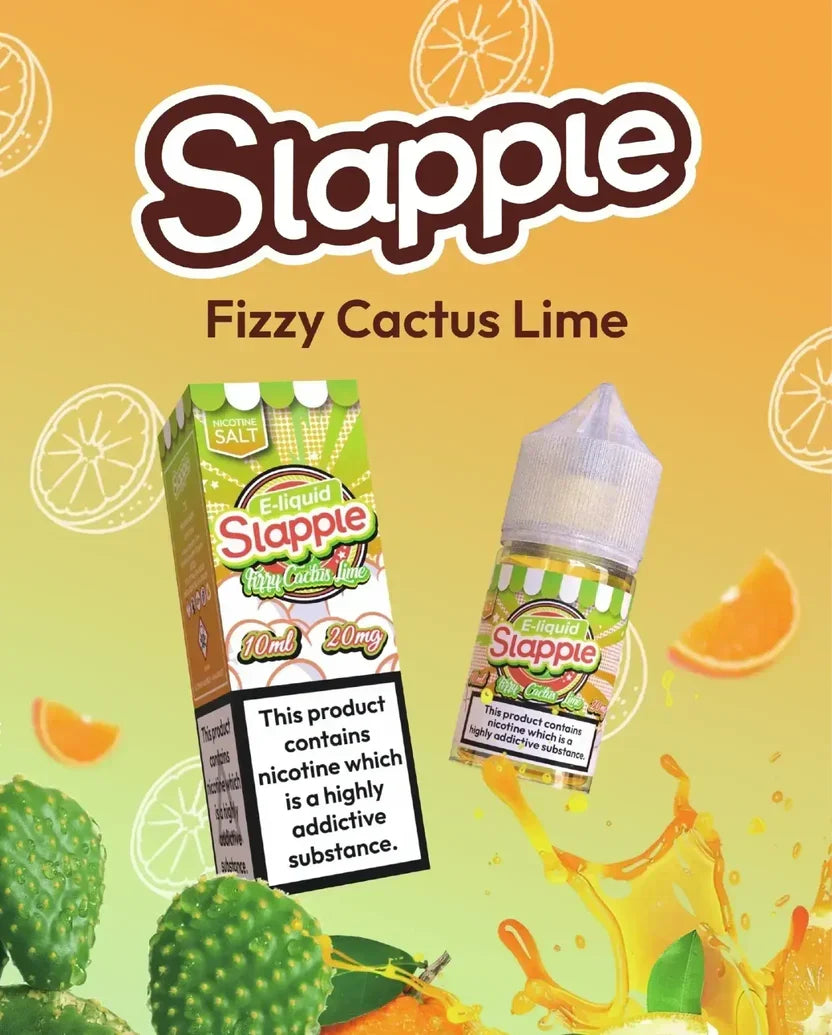 Fizzy Cactus Lime Slappel Nic Salt 30ML (30MG/50MG) | Vape Billiorsonn