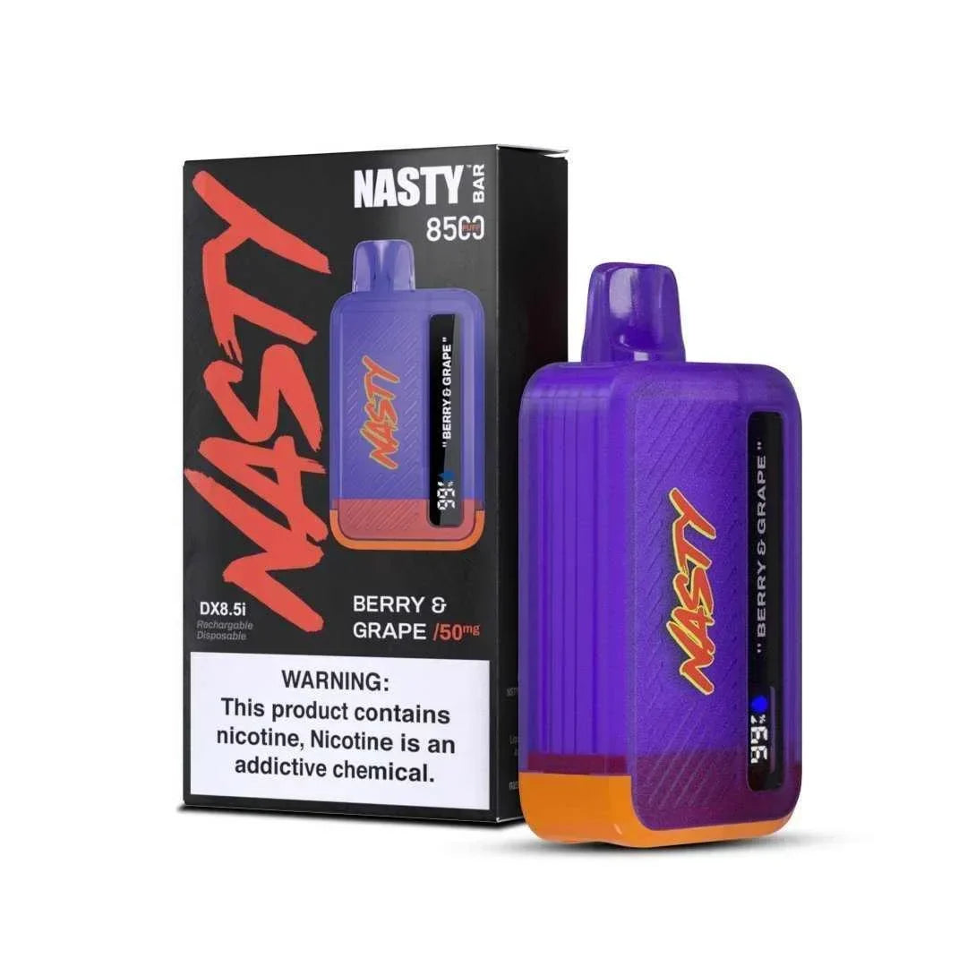 Nasty Bar Berry & Grape – (8500 Puffs) - Vape.org.in