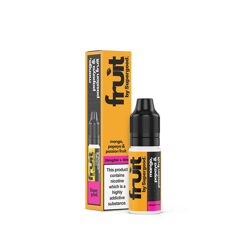 Fruit by Supergood  Mango Papaya & Passion Fruit 10ml Nic Salts E-Liquid