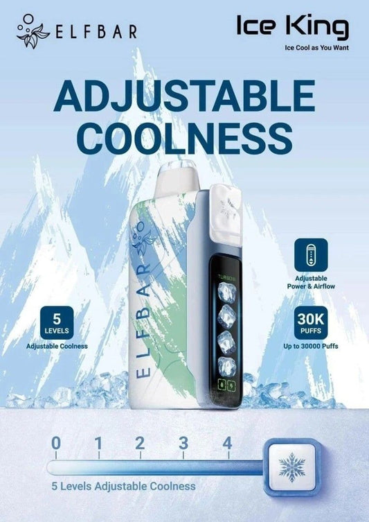 Elf Bar Ice King 30000 Puffs Disposable Vape
