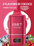 Iget Move B50000 Puffs Disposable Vape - 2 Flavours in 1 Device
