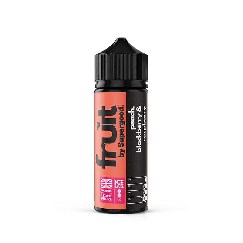 Fruit By Supergood Peach Blackberry & Raspberry 100ml Shortfill E-Liquid