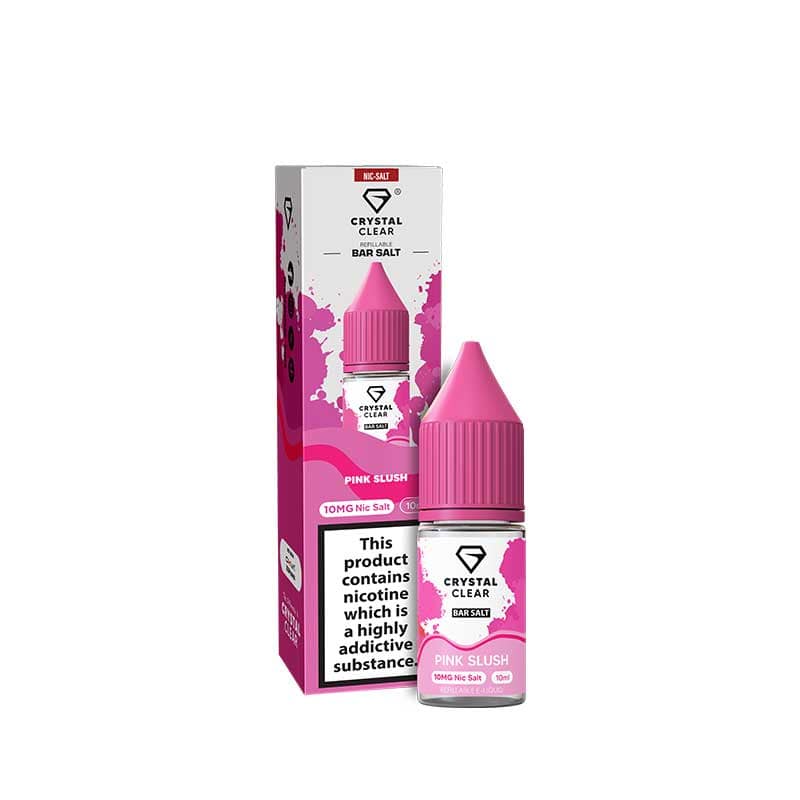 Crystal Clear Bar Salts Pink Slush Nic Salts 10ml E-Liquid