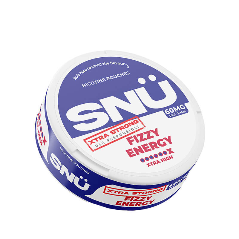 SNU Fizzy Energy Nic Pouches by Bar Juice
