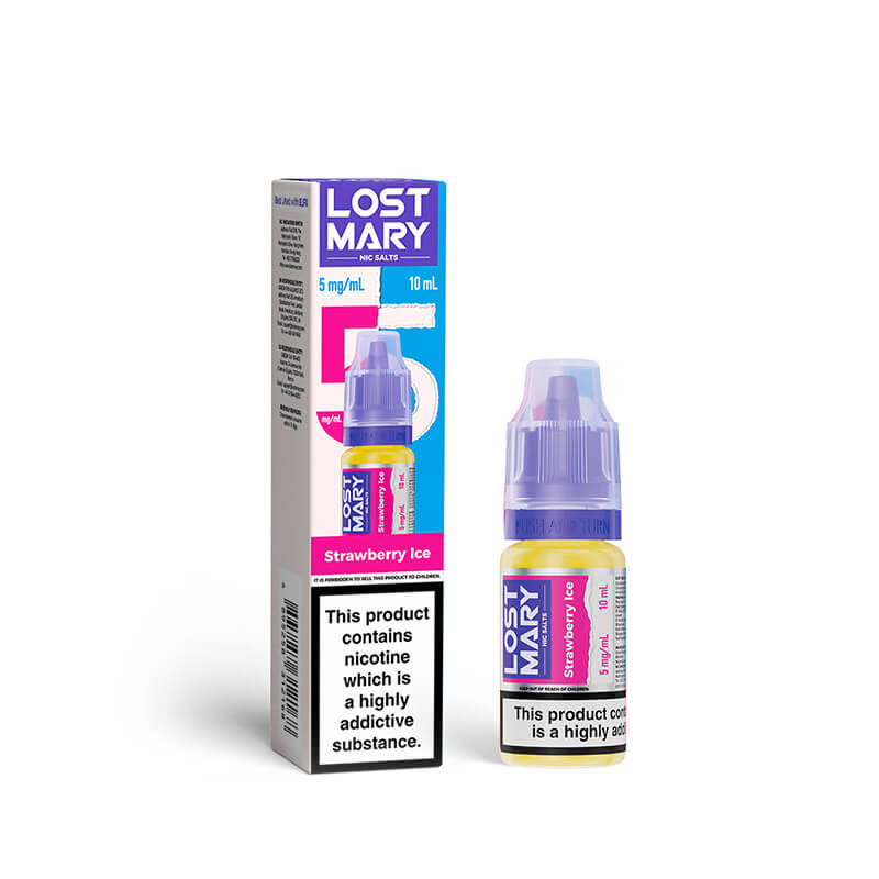 Lost Mary Strawberry Ice 10ml Nic Salts E-Liquid
