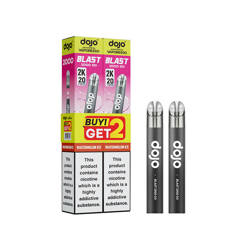 Vaporesso DOJO Blast 2000 Go V2 Prefilled Pod Vape Kit 2pk