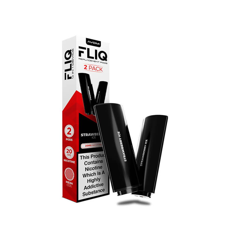 Avomi FLIQ Prefilled Vape Pods - Strawberry Ice