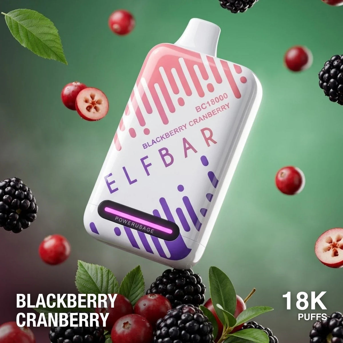 ELF BAR BC18000 Dual Mode Dual Experience disposable vape - Blackberry Cranberry flavour