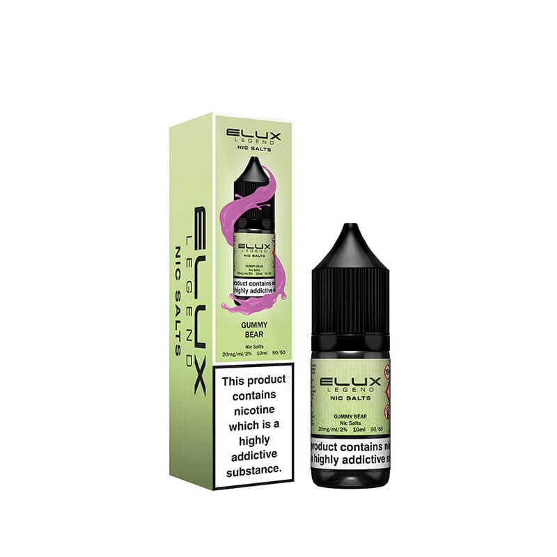Elux Legend Gummy Bear Nic Salt E-Liquid 10ml