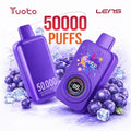 Yuoto Lens 50000 Puffs Disposable Vape – Rechargeable Mesh Coil 5% Nic Salt Long-Lasting Vape