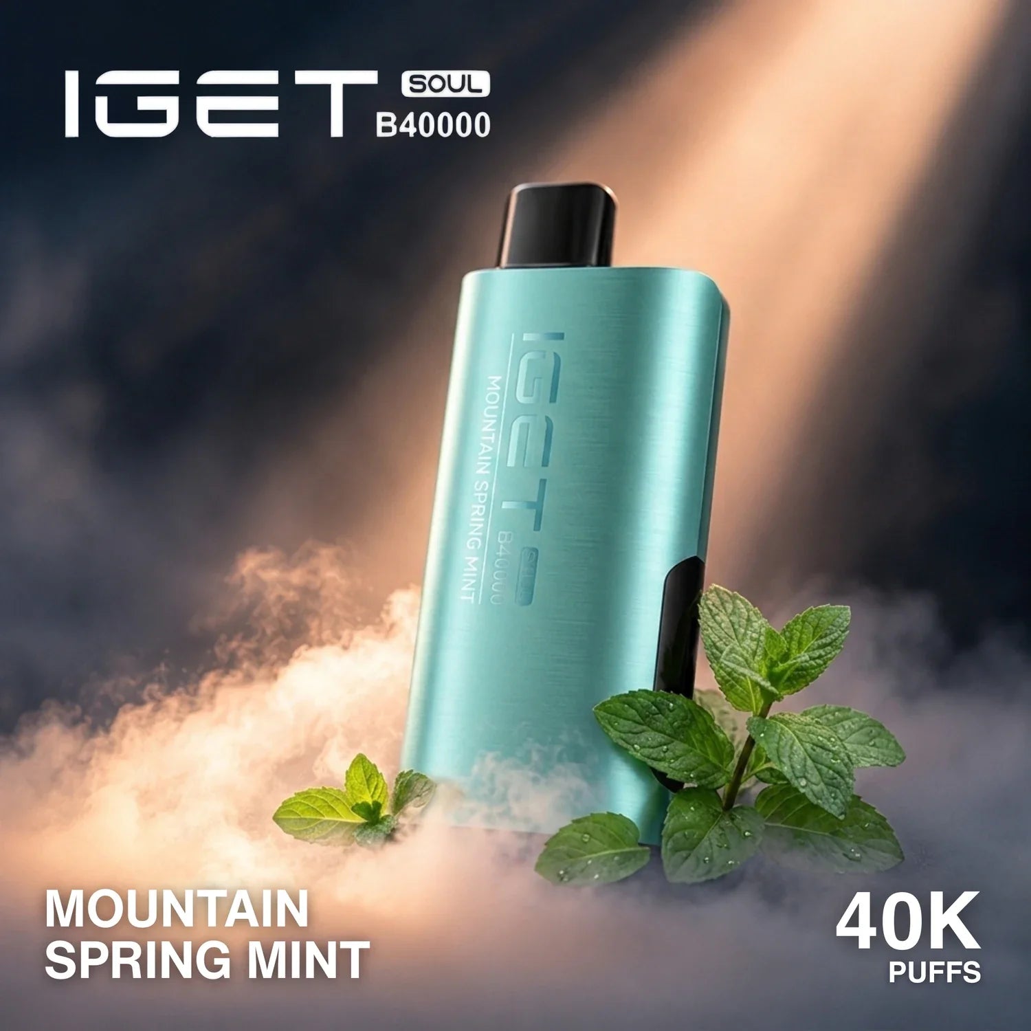 IGET Soul B40000 disposable vape - Mountain Spring Mint flavour