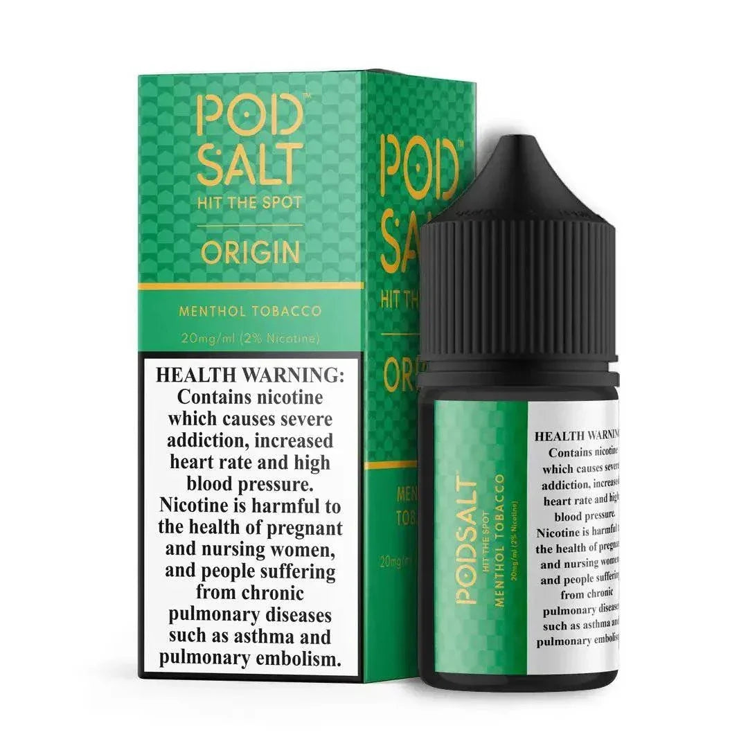 Menthol Tobacco – Pod Salt Core Nic Salt | 30ML Vape Juice | 25MG / 50MG | Vape Mash India
