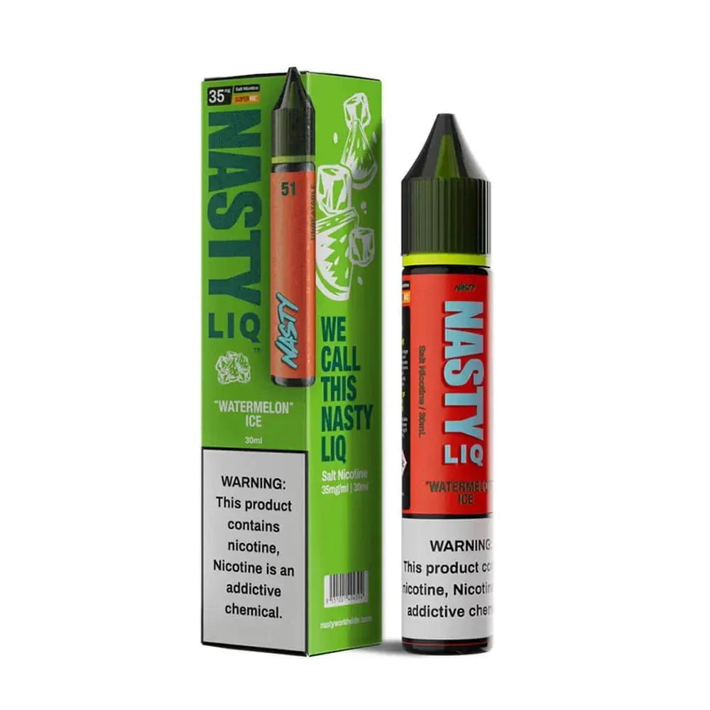 Watermelon Ice Nasty E-Liquid for Pod Systems with Menthol Finish