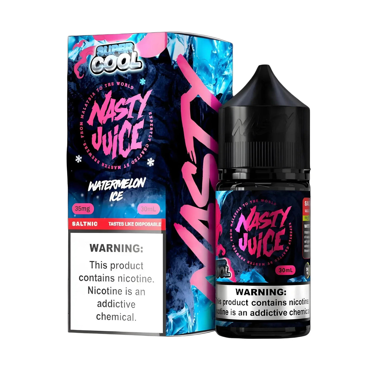 Watermelon Ice - Nasty Super | 30ML Juice Nic Salt | 35MG,50MG | Vape Mash India